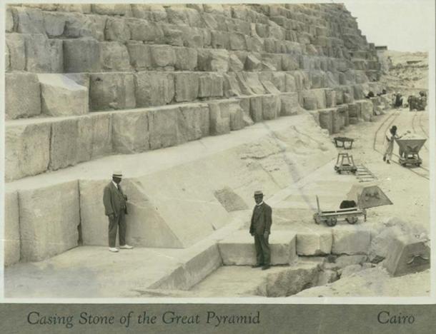 Casing Stone of the Great Pyramid, Cairo by Harry Pollard (CC BY 2.0)