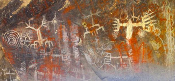 The Colors Of The Wind Hidden Messages Of The Chumash Cave Paintings   Chumash Cave Paintings 