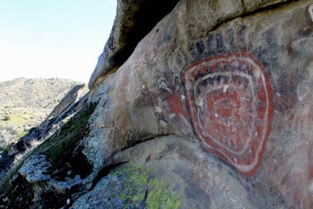 The Colors Of The Wind Hidden Messages Of The Chumash Cave Paintings   Chumash Rock Art Painting 