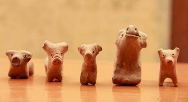 Clay toys foυnd in Rakhigarhi inclυded aniмals and мythical figures. 