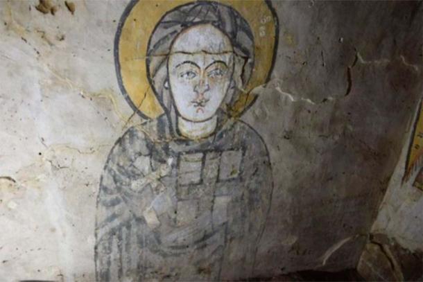 Depiction of the Virgin Mary (Magdalena Skarzynska / Polish Center of Mediterranean Archaeology, University of Warsaw)