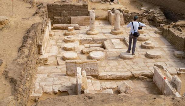 A joint Dutch-Italian archaeological mission has discovered a cemetery and four small chapels dating to the Ramesside era in Egypt’s Saqqara. (Ministry of Tourism and Antiquities)