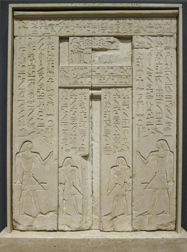 Egyptian false door, c 2400 BC