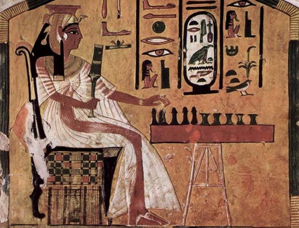 The Egyptian game Senet.