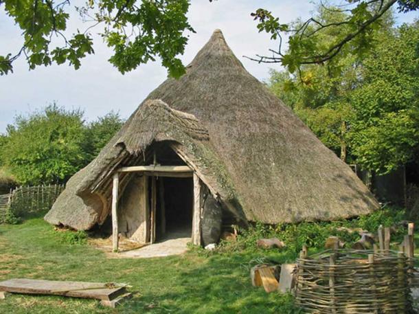 Example of an Iron Age (Celtic) round house. 