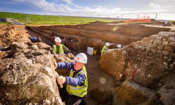 Excavations at the site are ongoing (Guardian / English Heritage)