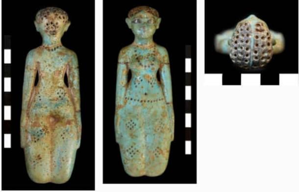 Fertility figurine recovered from newly discovered Middle Kingdom tomb in Luxor. (South Asasif Conservation Project).