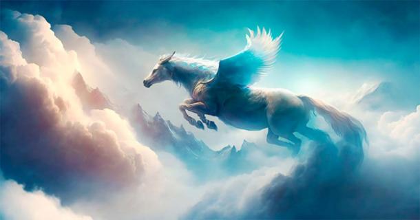 Flight was the supernatural power enjoyed by Pegasus. (Graphinate / Adobe Stock)