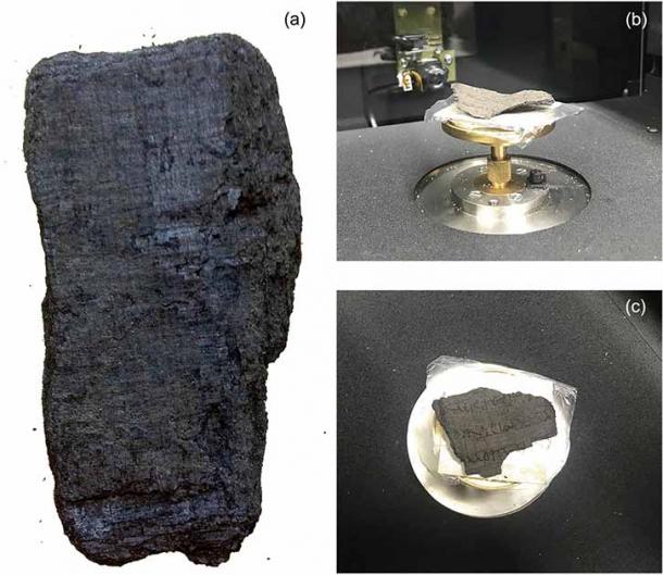 Fragments of Herculaneum scrolls (CC by SA 4.0)