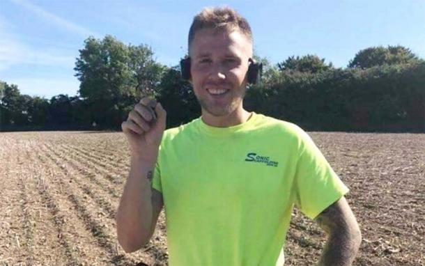 Lewis Fudge found the coin bearing the name of an Iron Age king in a field in Hampshire. (Spink Auctions)