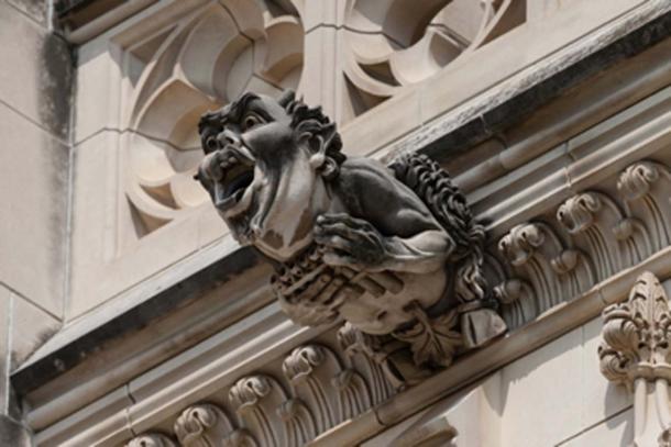 Gárgola en el exterior de la Catedral Nacional de Washington en Washington, DC.  (pabrady63 / Adobe Stock)