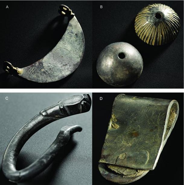 The surviving objects from the nineteenth-century Gaulcross hoard find.