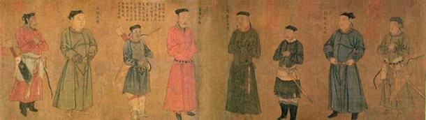 “Four Generals of Zhongxing” by Southern Song Dynasty artist Liu Songnian (1174–1224). (Public Domain)