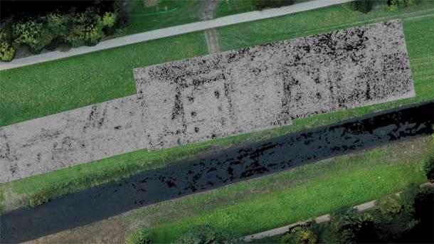 Ground Penetrating Radar technology has revealed signs of a medieval tannery at Fountains Abbey where a long “bowling alley” extension has puzzled archaeologists for a long time. (University of Bradford)