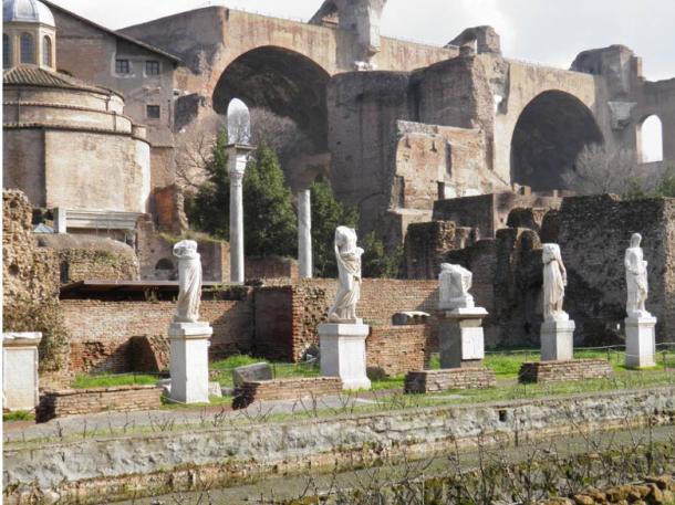 House of the Vestal Virgins (Atrium Vestae), Upper Via Sacra, Rome (Carole Raddato/CC BY-SA 2.0)