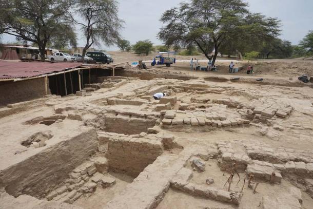 Huaca Santa Rosa de Pucala is a ceremonial center located in the coastal region of Lambayeque, in northern Peru. (Unidad Ejecutora 005 Naylamp Lambayeque)