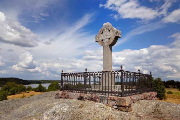 Crucea lui Ansgar în Birka.  (Roland Magnusson / Adobe Stock)