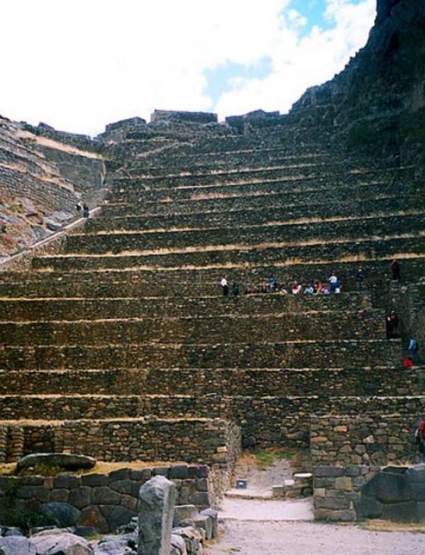 Inca terraces at Ollantaytambo