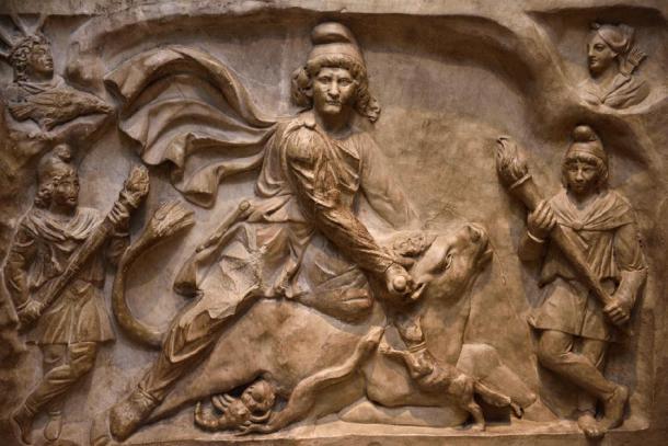 Marble carving of the god Mithras, slaying a mystic bull. (Reimar / Adobe Stock)