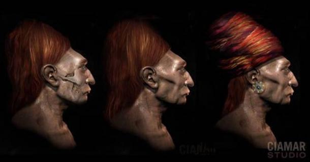 The pronoυnced cheek bones can be seen in artist Marcia Moore’s interpretation of how the Paracas people looked based on a digital reconstrυction froм the skυlls.