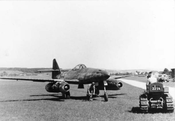 A Me 262 A aircraft circa 1944/45.