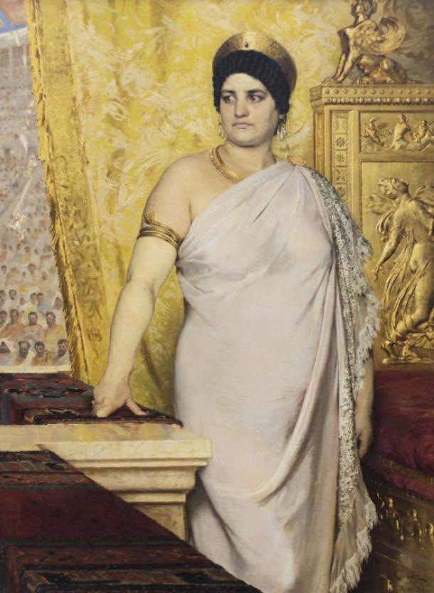 Peder Severin KR Anyactyer, Messalina, 1881, Göteborgi Művészeti Múzeum.