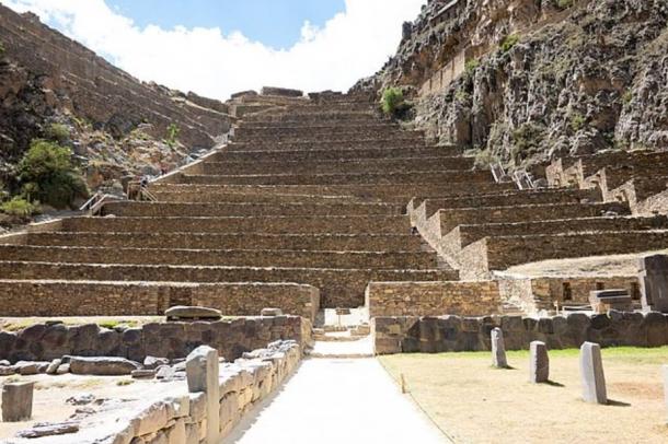 Inca Andenes at Ollantaytambo