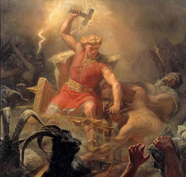 Ukko The Mighty Finnish God Of Thunder And Lightening - 