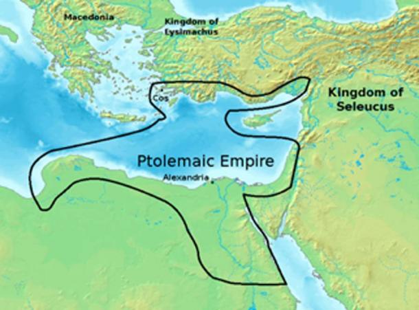 Ptolemaic Empire circa 300 BC. (Eubulides / CC BY-SA 3.0)