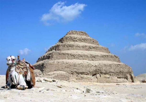 Djoser's step pyramid at Saqqara, Egypt. (Charles J. Sharp/CC BY-SA 3.0)