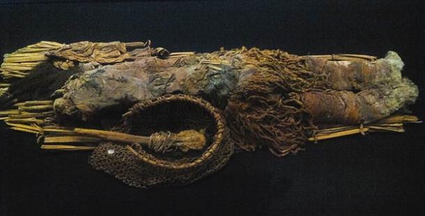 Infant remains preserved with the Red Mummy technique. (WeHaKa/CC BY-SA 4.0)