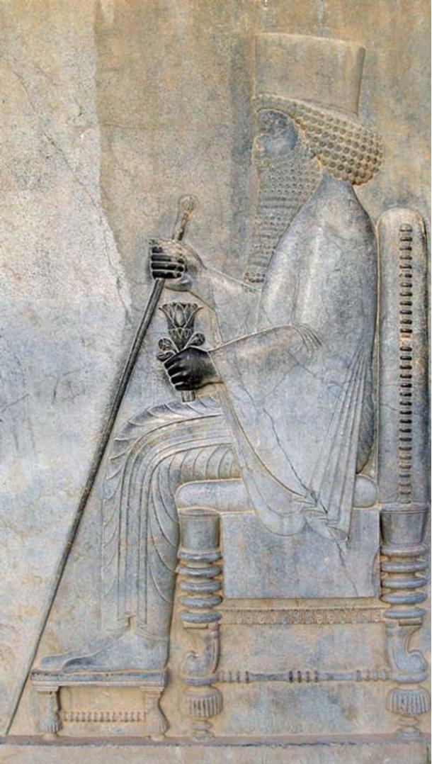 Relief of Darius I in Persepolis 