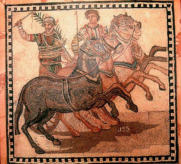 Winner of a Roman chariot race.