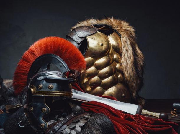 Roman military technology included improvements in armor, helmet, and shields. (Fxquadro / Adobe Stock)