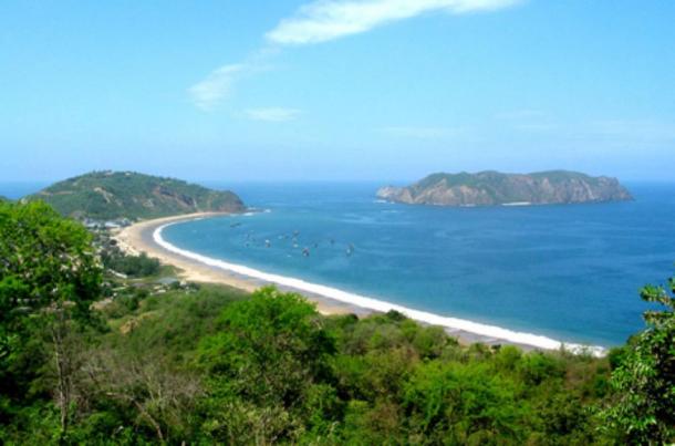 Salango en la costa de Ecuador tiene una historia conocida que se remonta a 5000 años.  (CC BY-SA 4.0)