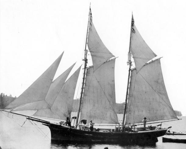 The Lake Serpent schooner, Lake Erie’s oldest shipwreck, would have looked this ship. (Historical Collections Of The Great Lakes At Bowling Green State University)