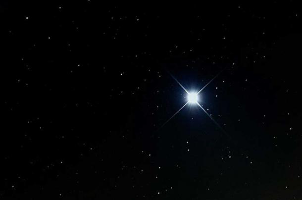 Sirius, the brightest star in the night sky