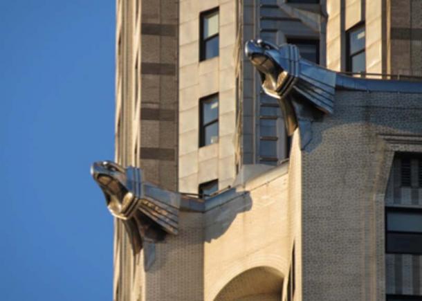 Gárgolas de acero inoxidable en el edificio Chrysler de Nueva York.  (Raw2daBon3 / Dominio público)