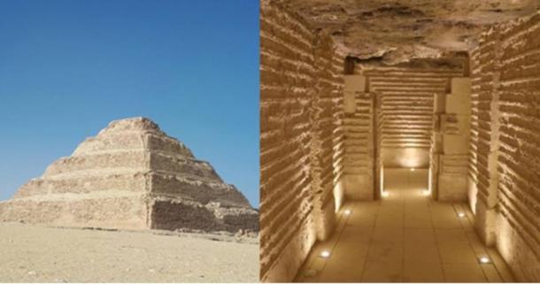 The Step Pyramid of Djoser is open to the public for interior exploration.