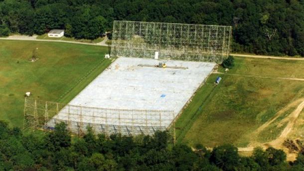 The Big Ear Observatory, on the grounds of Ohio Wesleyan University, operated from 1963-1998. It was part of Ohio State University’s long-running Search for Extraterrestrial (SETI) program. The observatory was torn down in 1998 to make room for a golf course. 