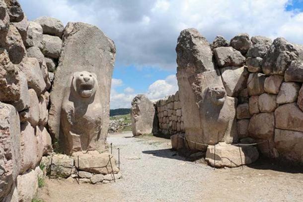 The Lion Gate, Hattusa, Turkey.