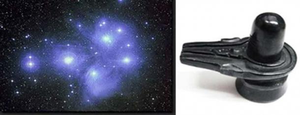 The Pleiades is in the shape of a lingam.