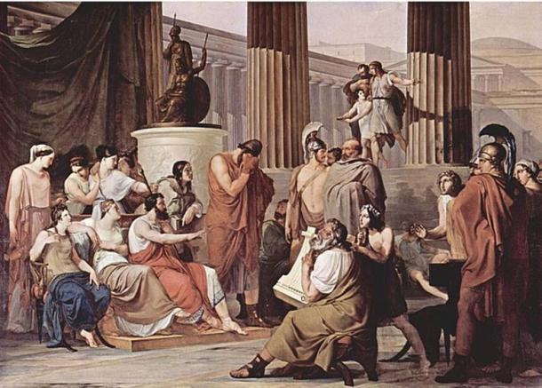 The ancient court system in Ancient Greece. (Public Domain)