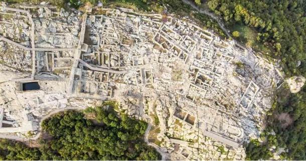 The mountain citadel of Perperikon, located near Kardzhali in Bulgaria, a huge ancient site.