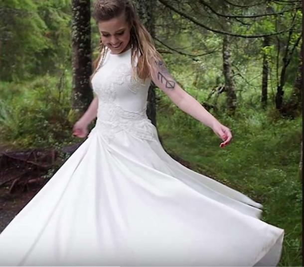 viking bridesmaid dress