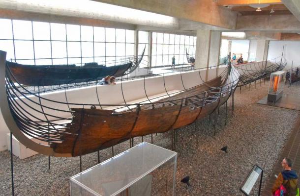 Viking ship, deliberately sunk ca. 1070; Roskilde Viking Ship Museum, Denmark (Richard Mortel / CC BY 2.0)