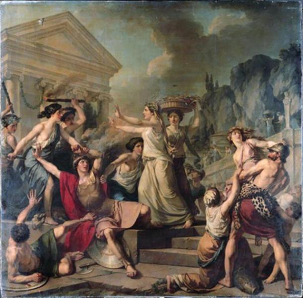 Il coraggio delle donne di Sparta. (Jean-Jacques-François Le Barbier / Public domain)