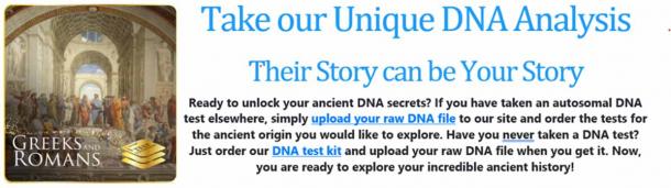 Ancient DNA Origins Ad