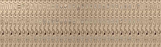 Drawing of more of the cartouches in the Abydos King List. (PLstrom/CC BY-SA 3.0)