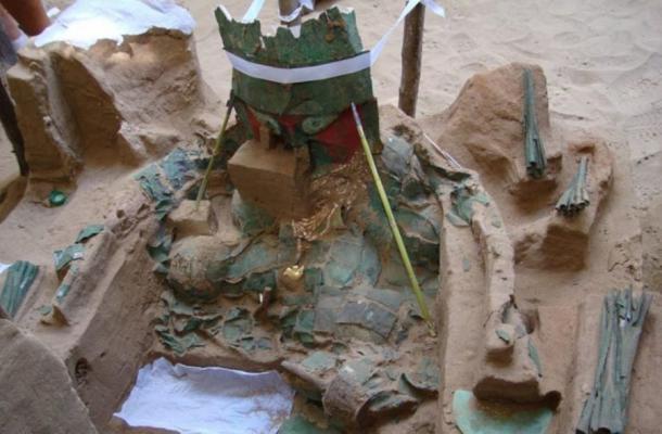 The elaborate tomb of a surgeon found in Lambayeque, Peru. Credit: Andina